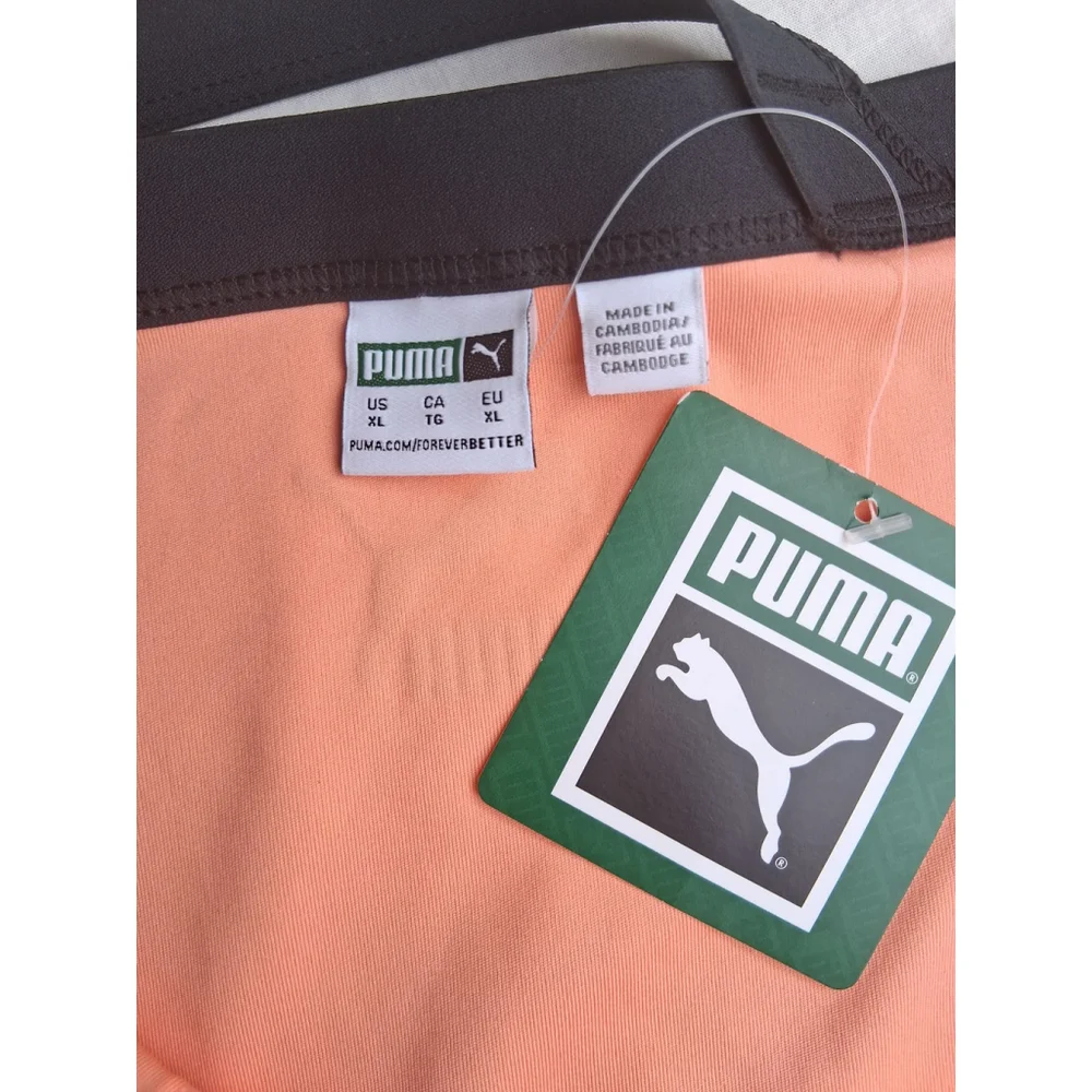 💕NWT Women's Puma Team Dress XL Peach Pink Black - Picture 6 of 10